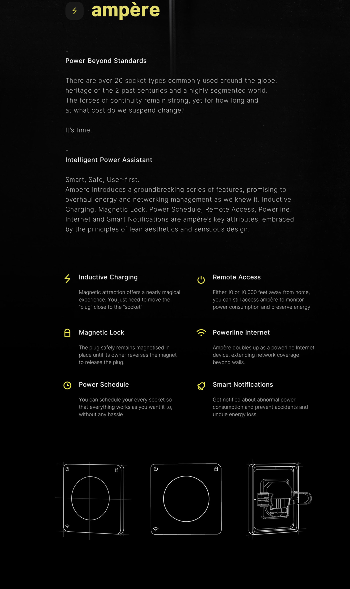 black，waterproof，Plug，charge，ampere，app，