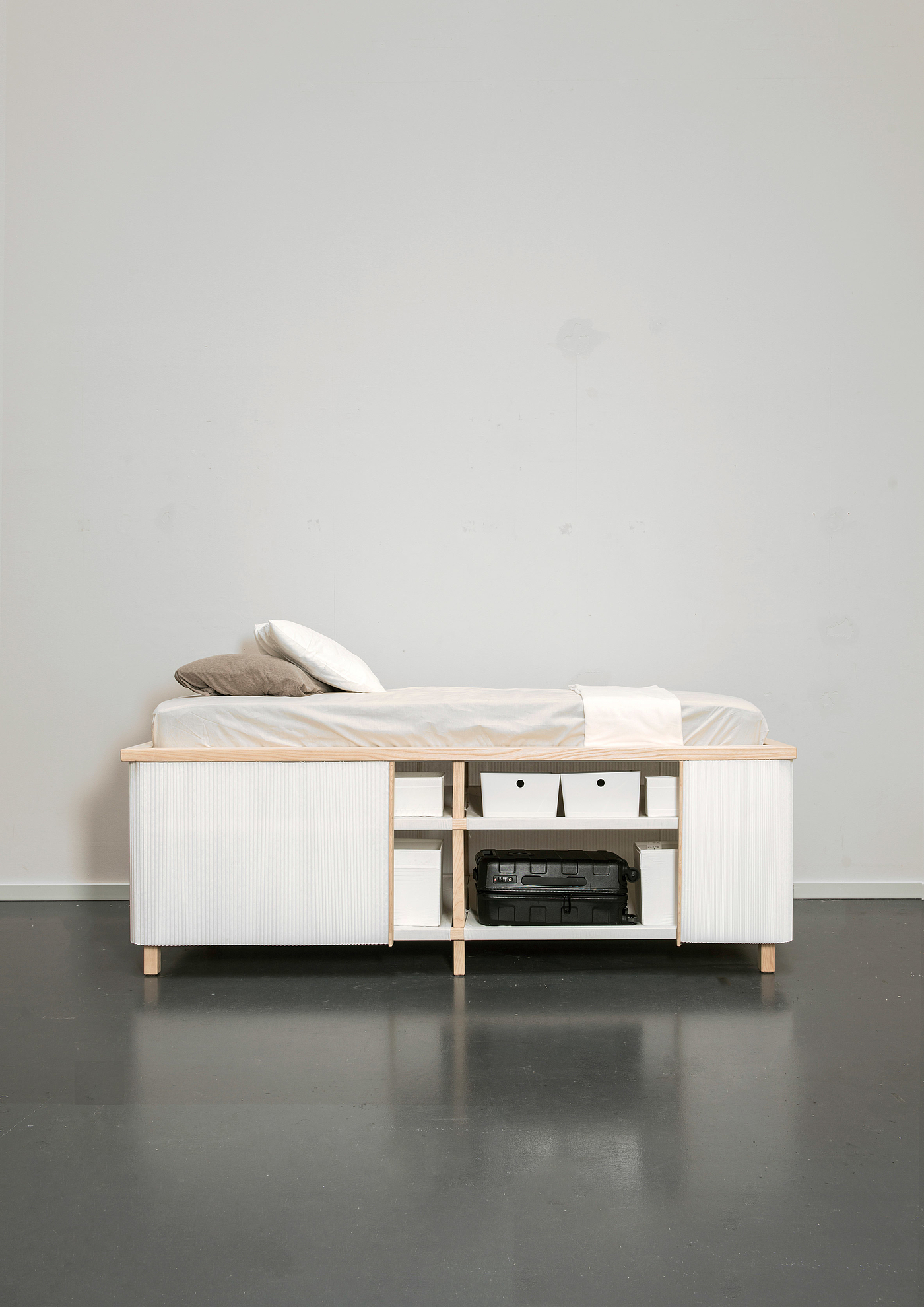 Yesul Jang，Tiny Home Bed，床，收纳，
