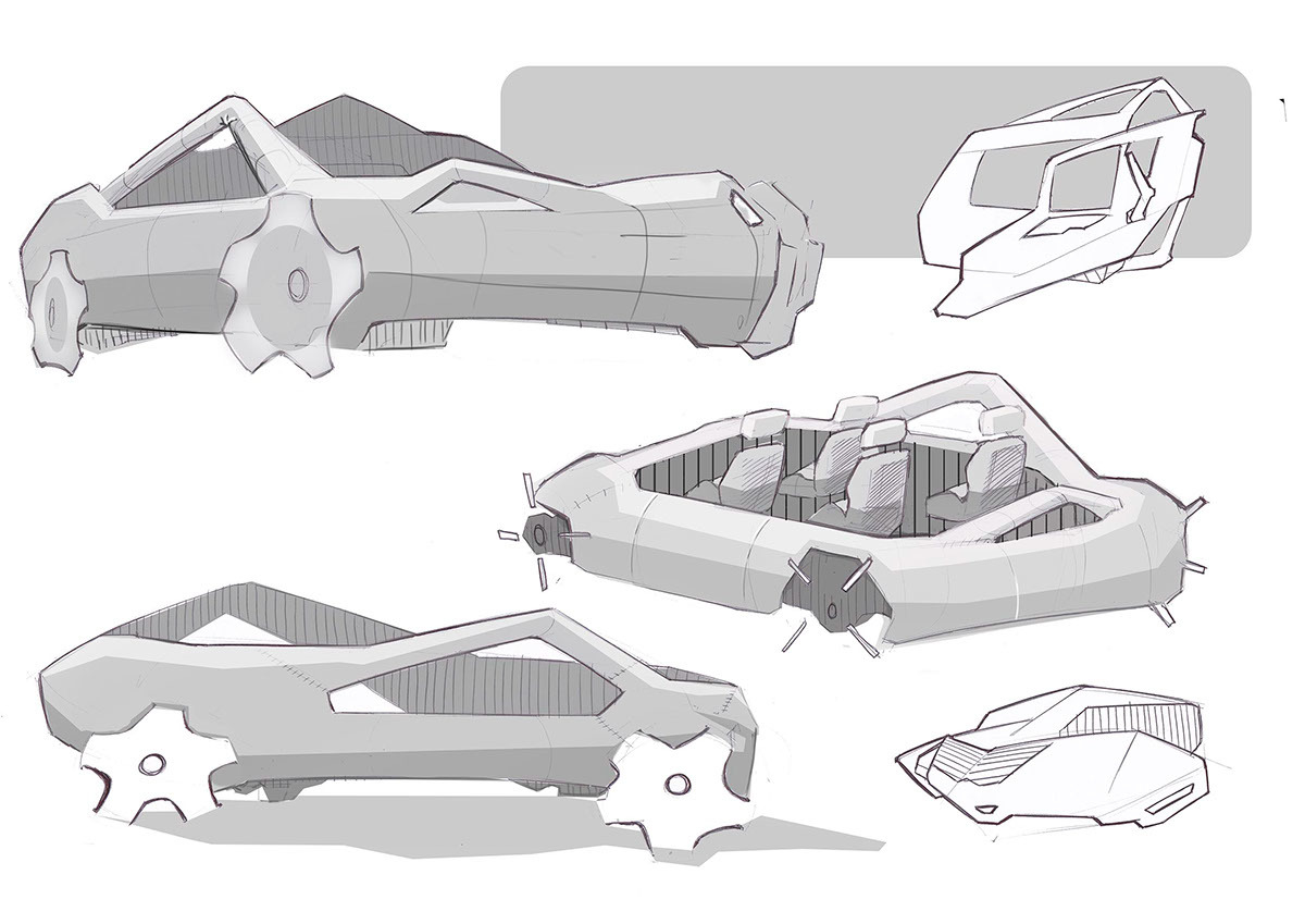 industrial design，product design，Pneumatic，Transportation tools，