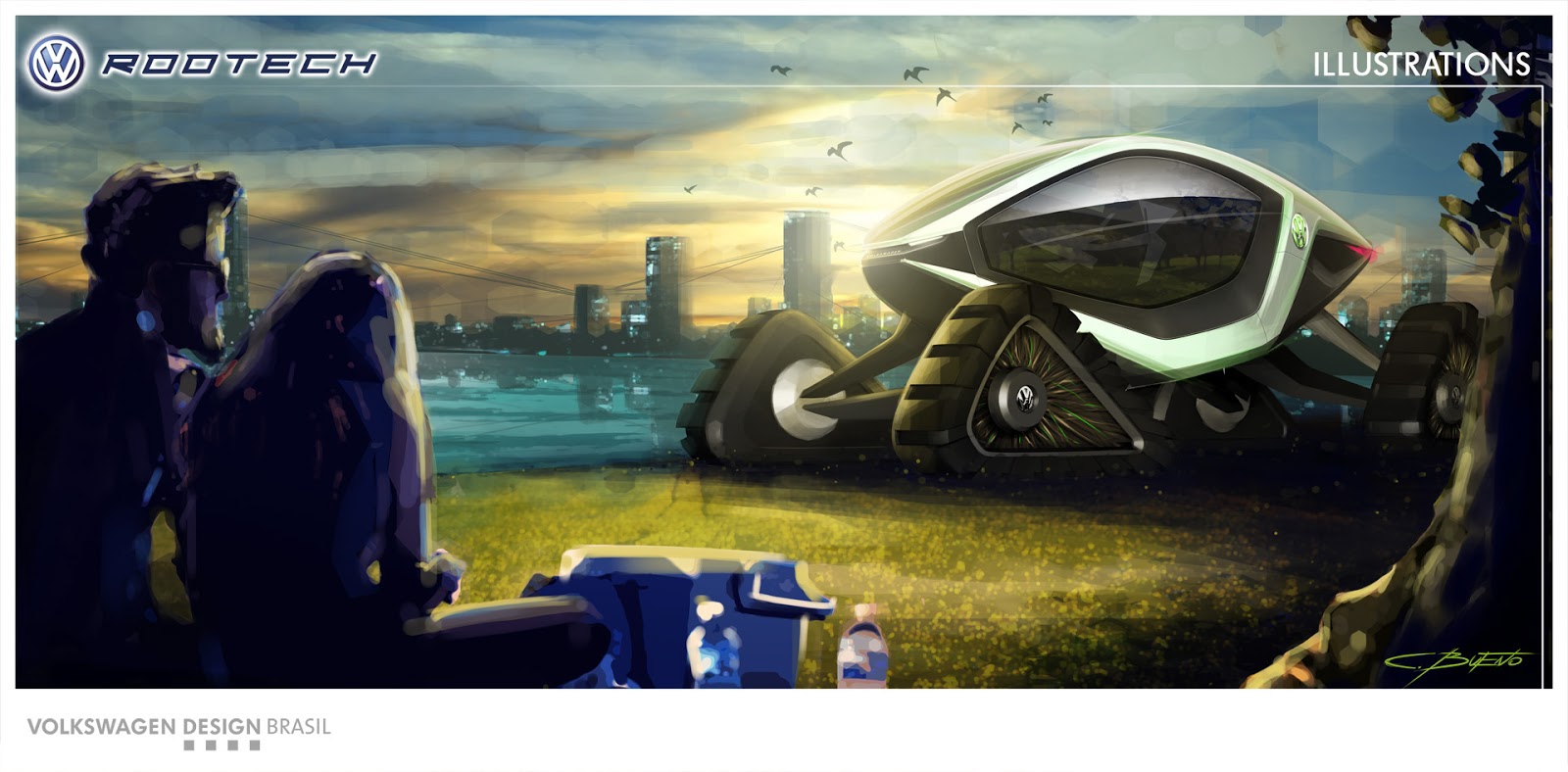 Amphibious vehicle，automobile，concept，Rootech，