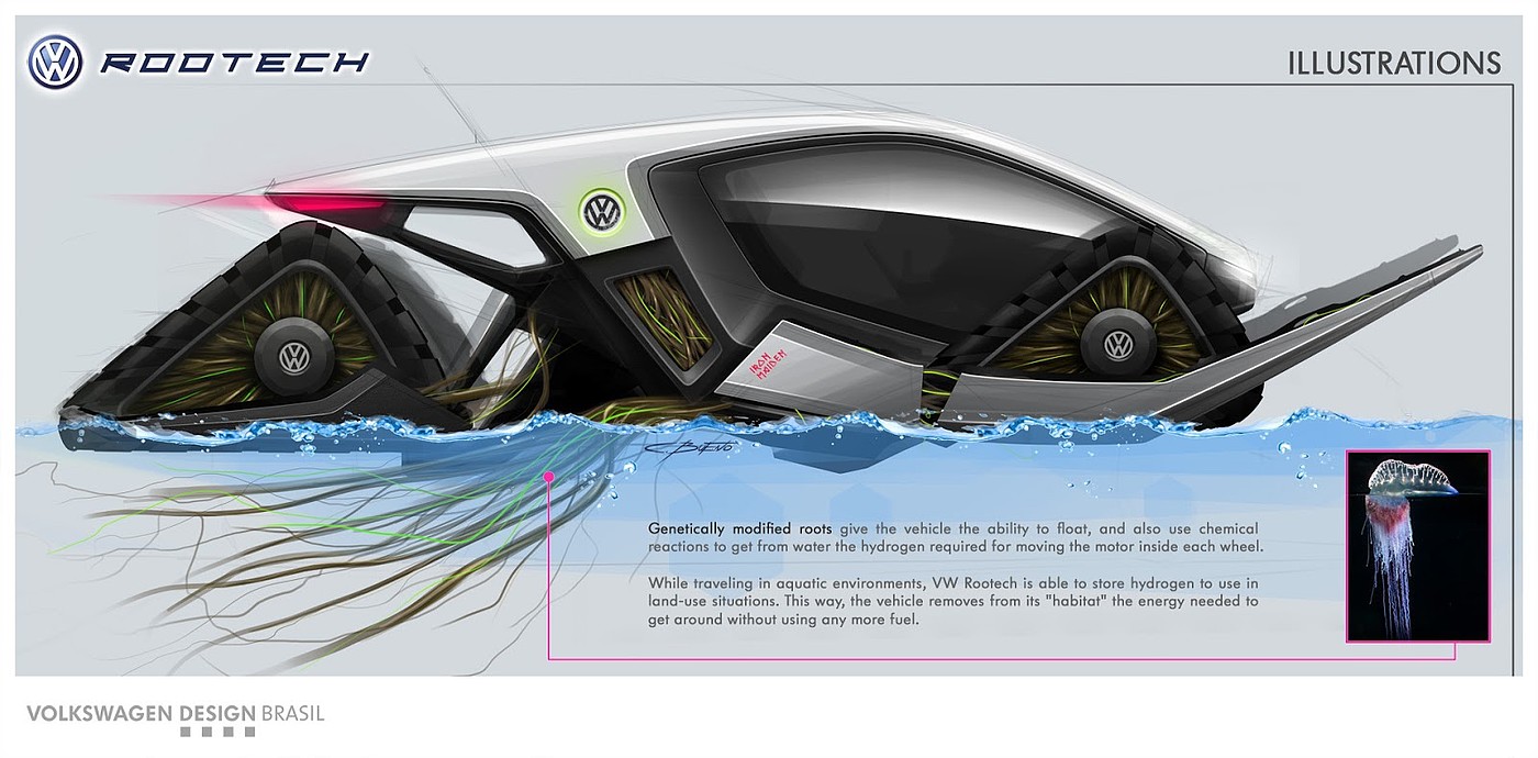 Amphibious vehicle，automobile，concept，Rootech，