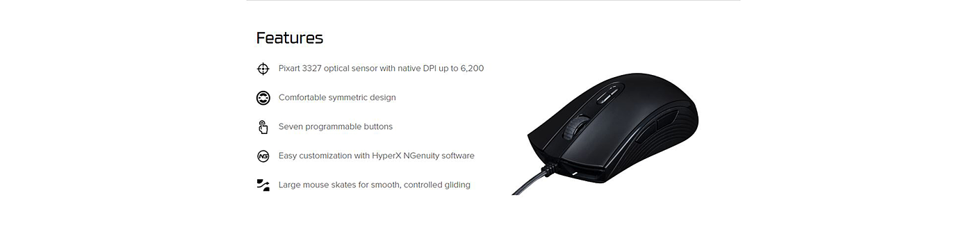 Computer accessories，Digital accessories，Gaming Mouse，HyperX，