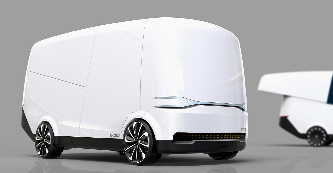 DAMAGE_E-VAN，automobile，vehicle，industrial design，