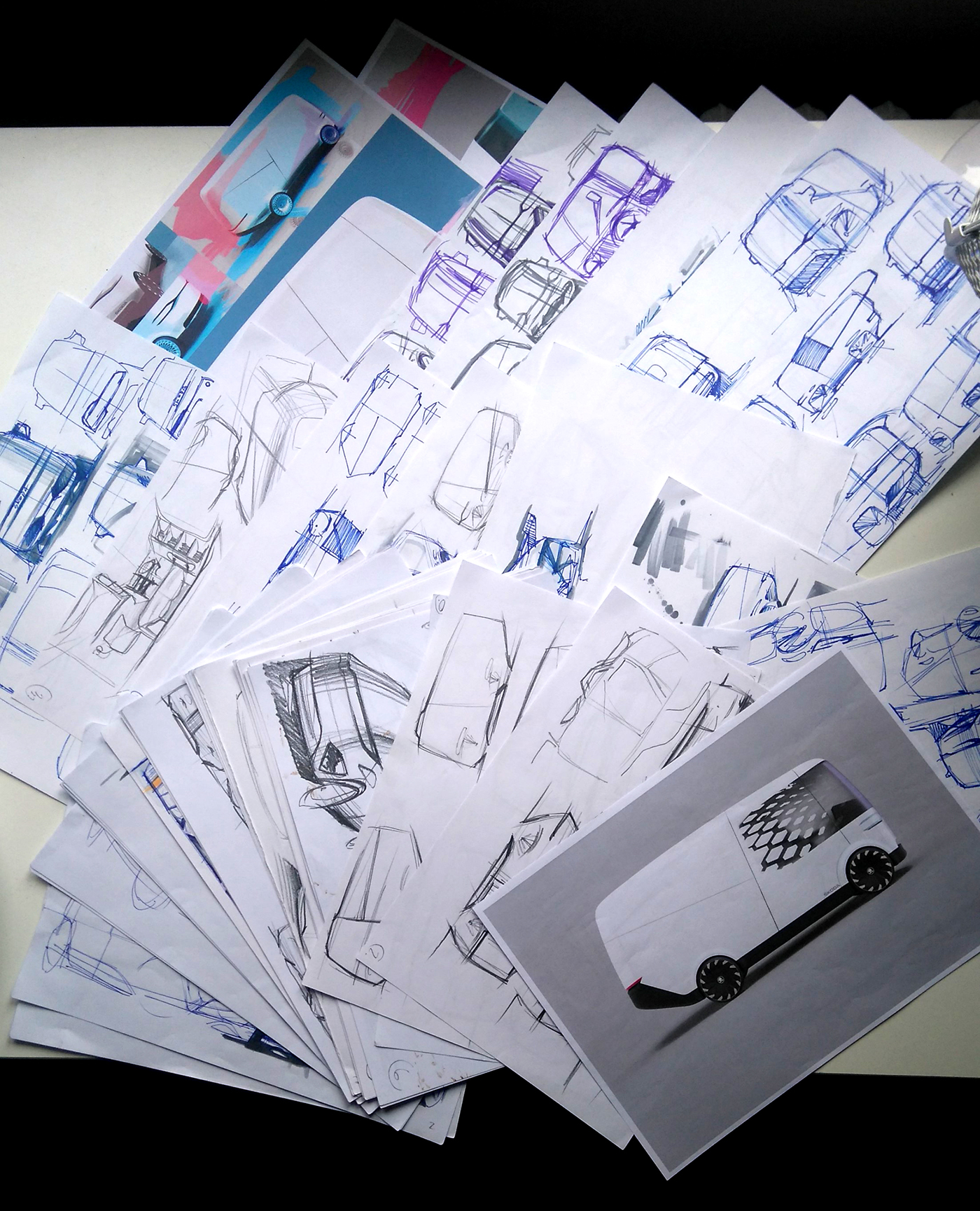 DAMAGE_E-VAN，automobile，vehicle，industrial design，