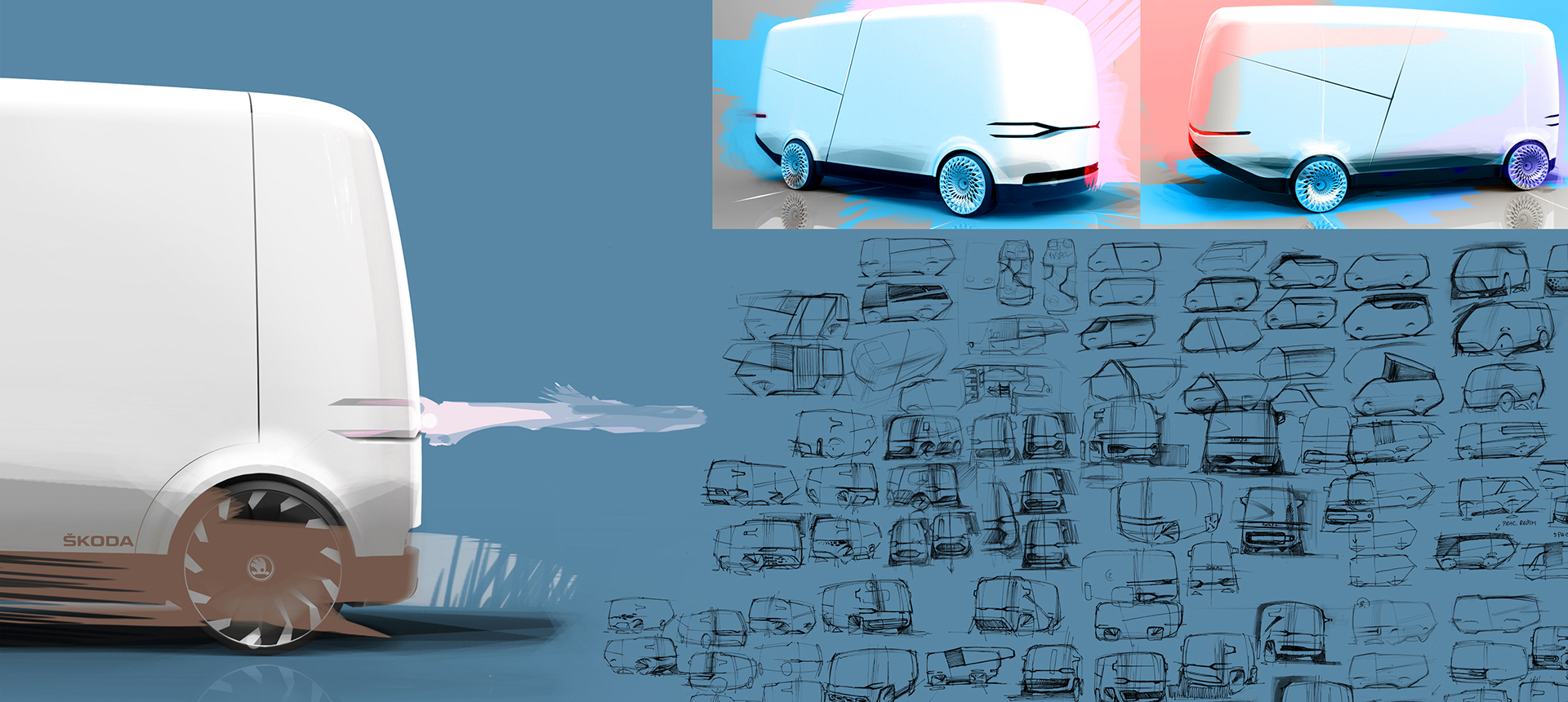 DAMAGE_E-VAN，automobile，vehicle，industrial design，