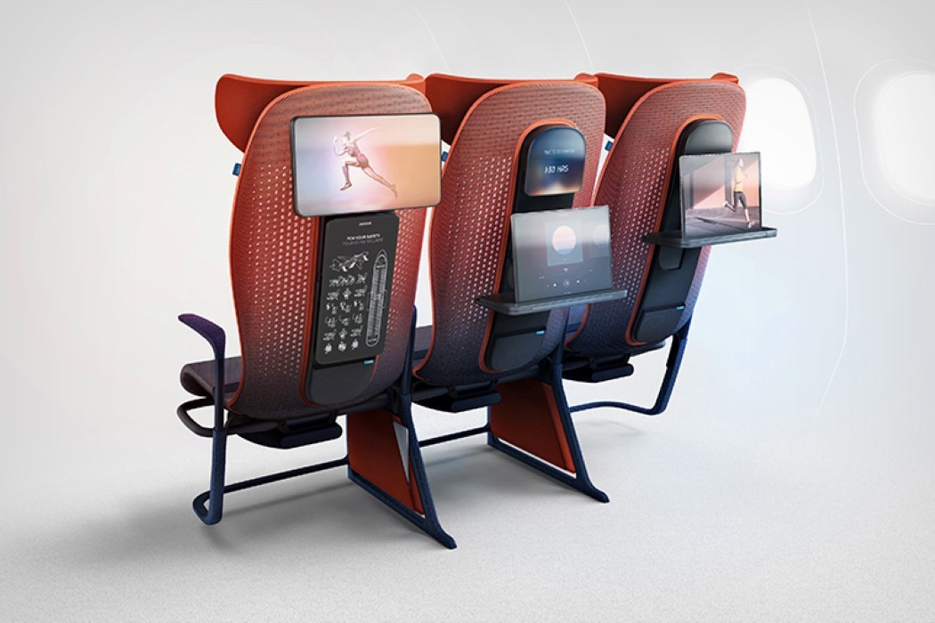 product design，parts，Aircraft interior，Airplane seat，