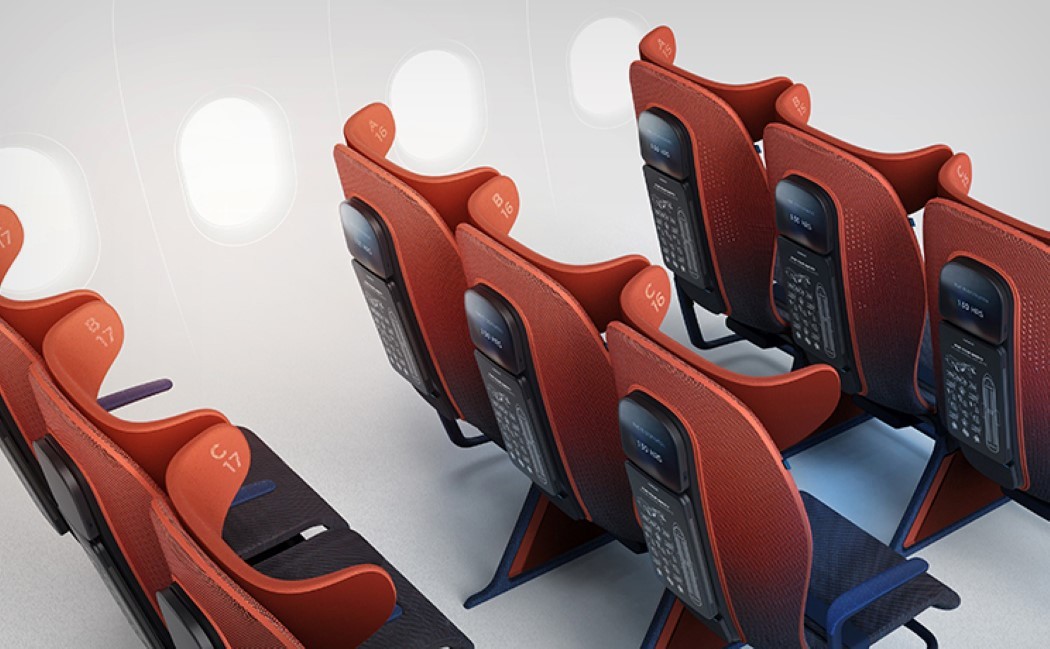 product design，parts，Aircraft interior，Airplane seat，