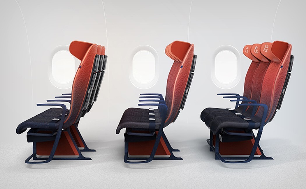 product design，parts，Aircraft interior，Airplane seat，