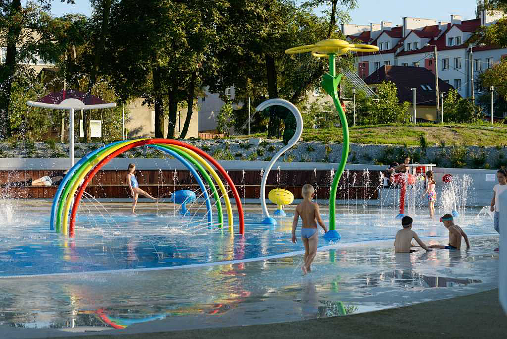 景观设计，儿童，游乐场，玩水，童趣，曲线，彩虹，