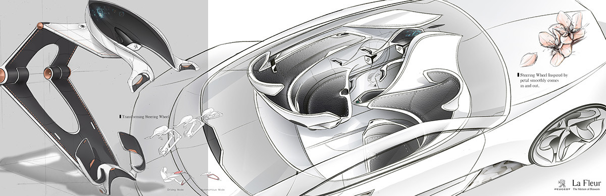 Cool，science and technology，modern，Seat space design，