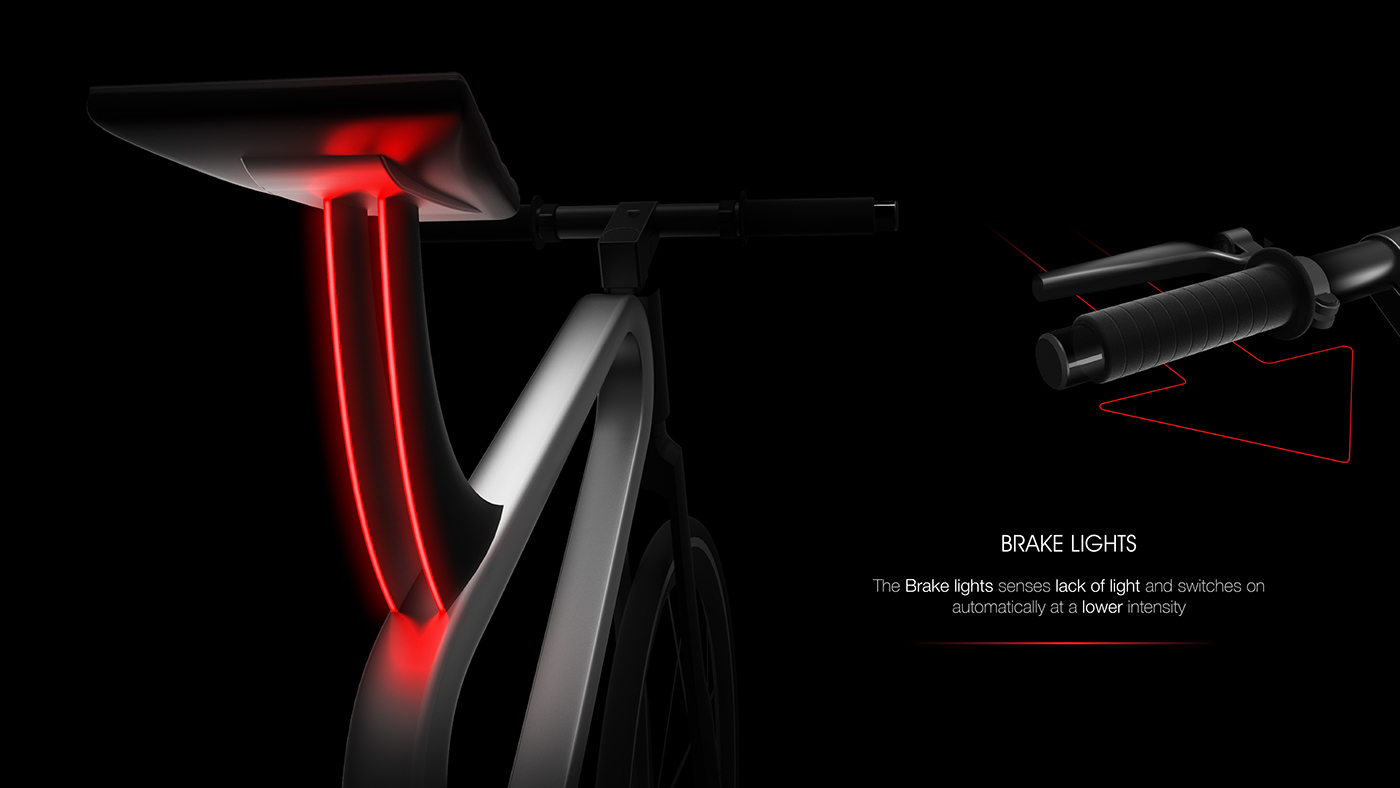 Bicycle，Concept Car，Bicycle，motion，Low carbon travel，Safe riding，