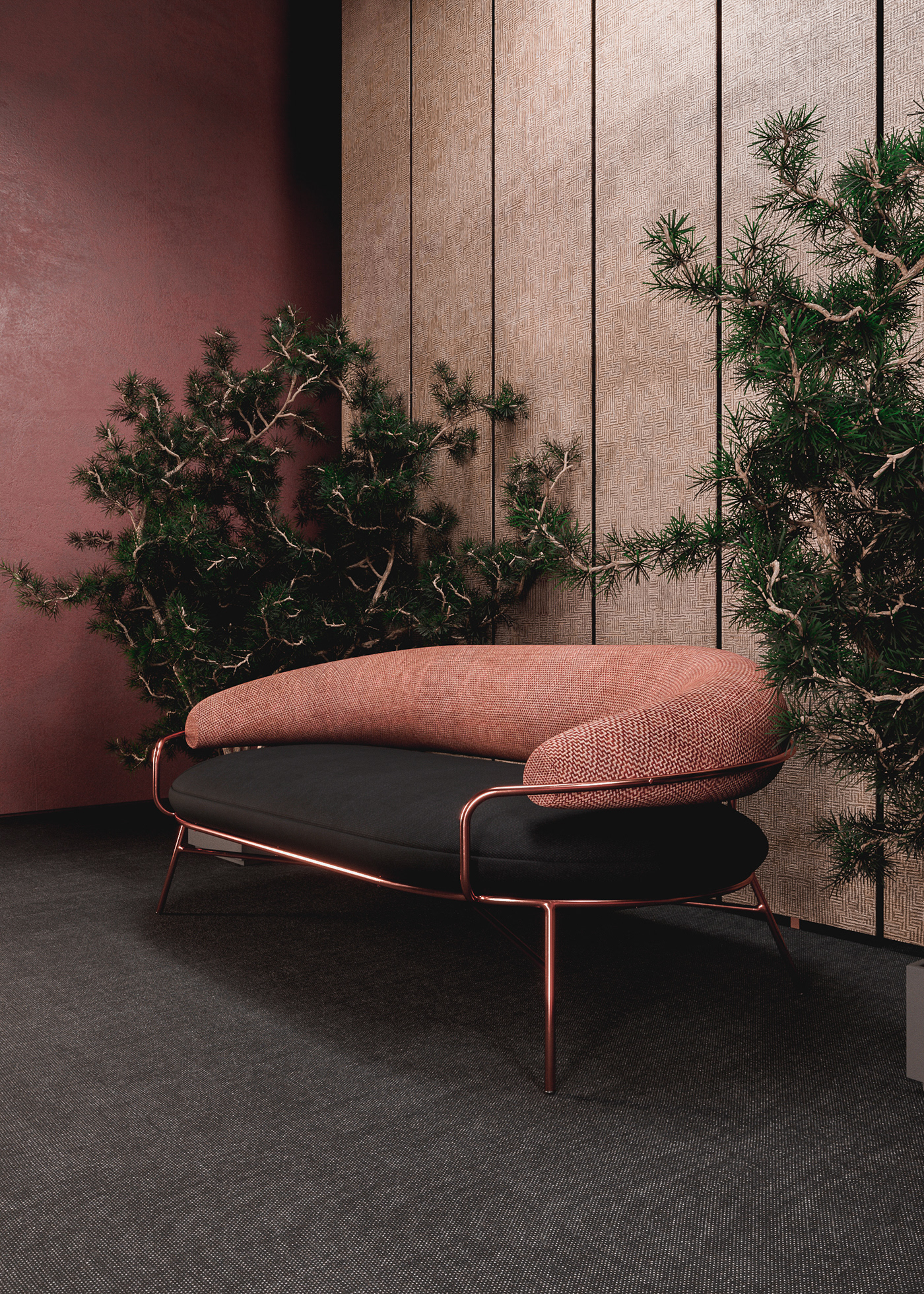 Italy，copper ，De Medici，Ihor Havrylenko，rose gold，chair，sofa，