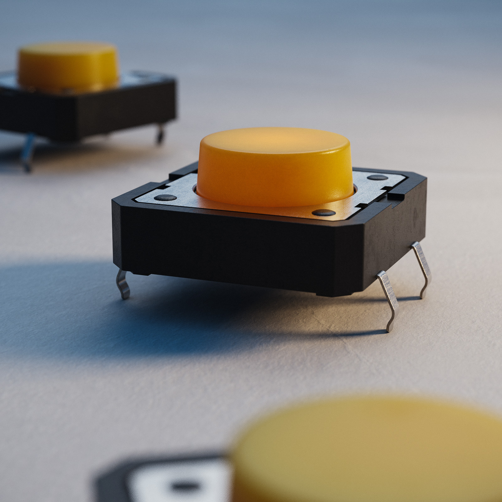 Visual switch，orange，Plastic，