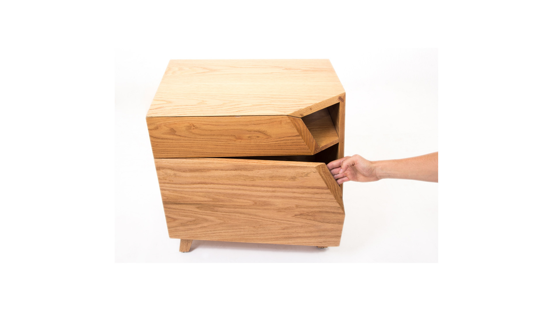 Tadao，bedside cupboard，woodiness，