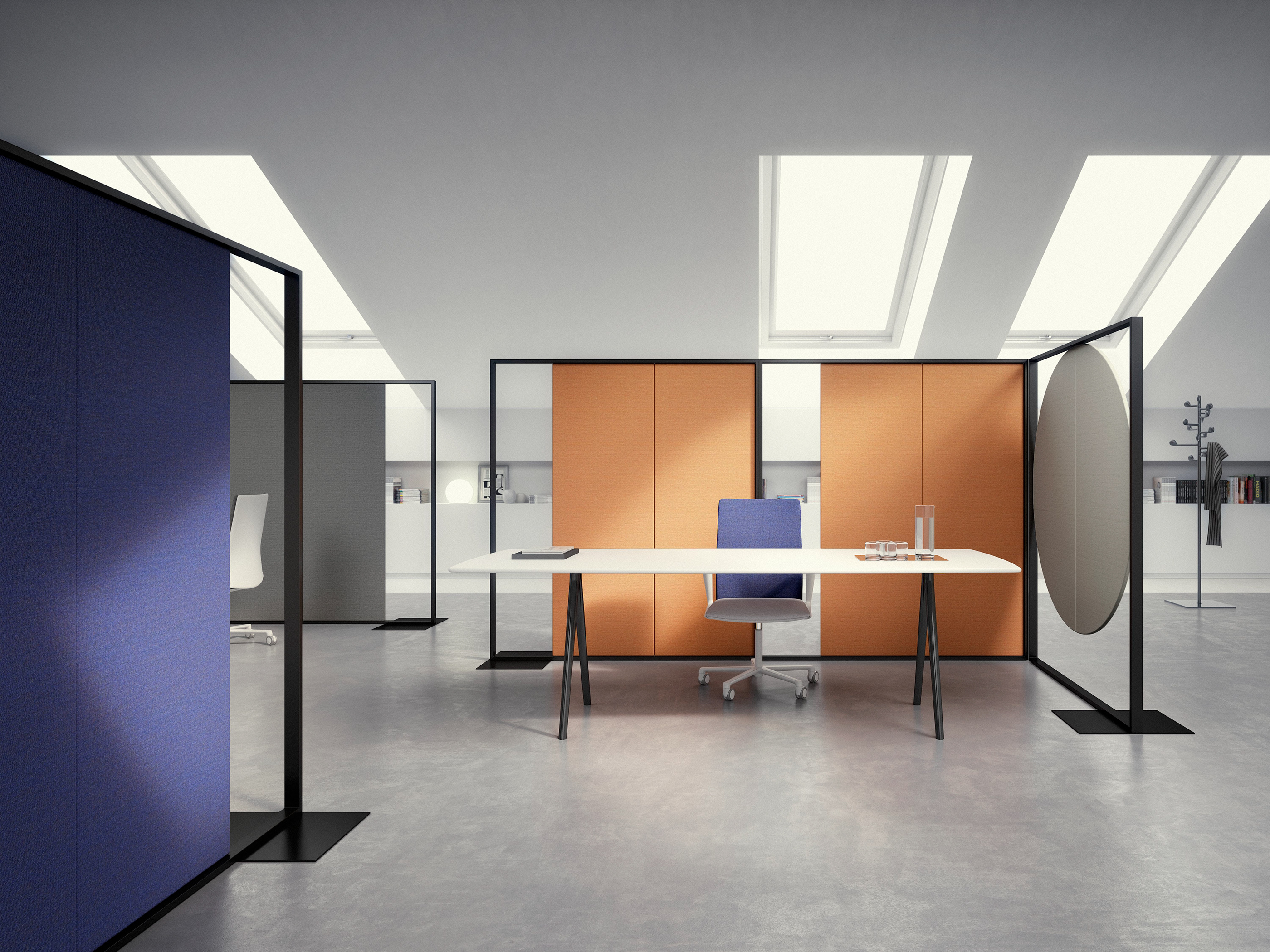Interior design，geometry，Arper Orgatec，