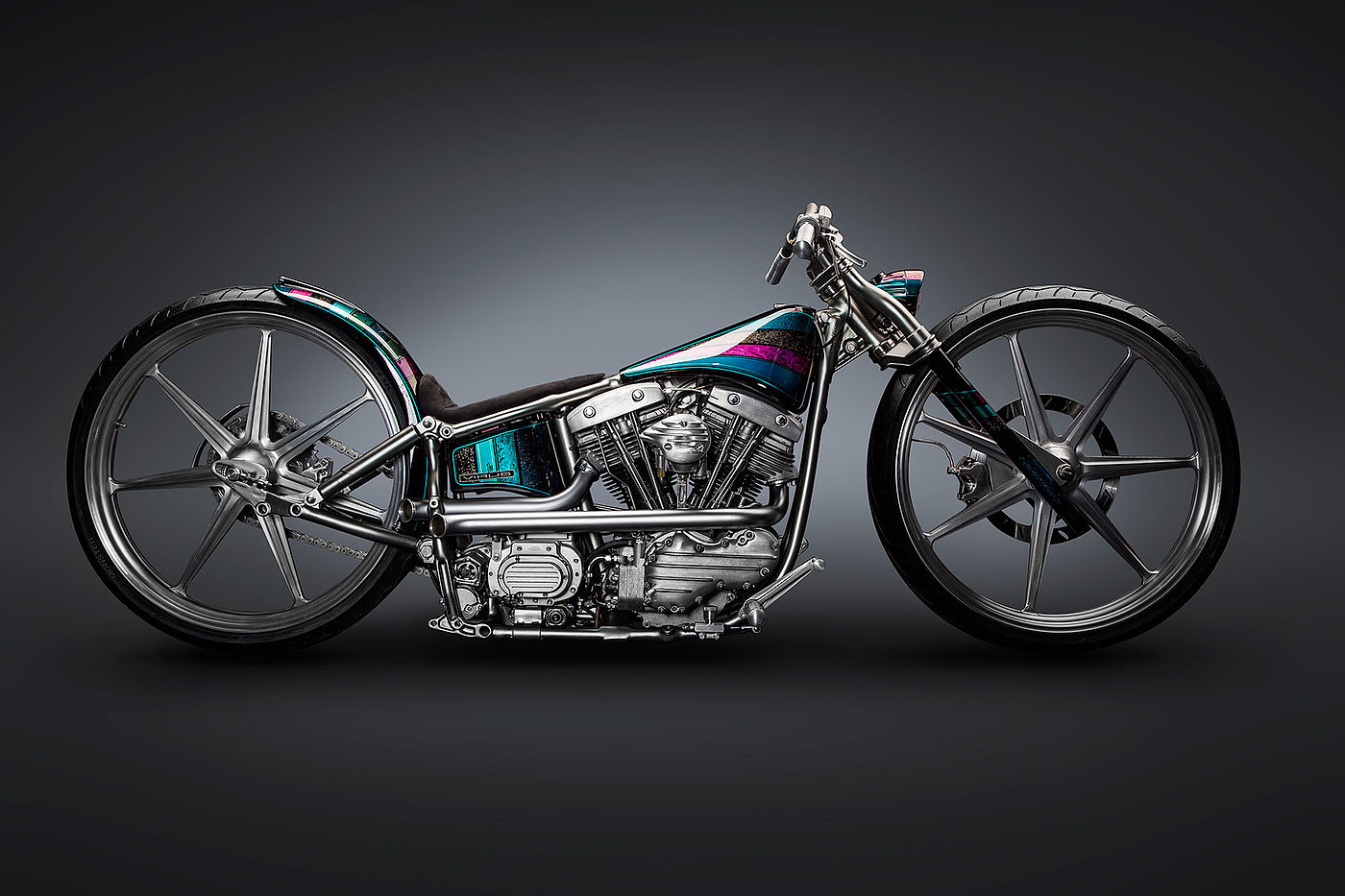 locomotive，Retro，Punk，American style，west，details，motorcycle，vehicle，