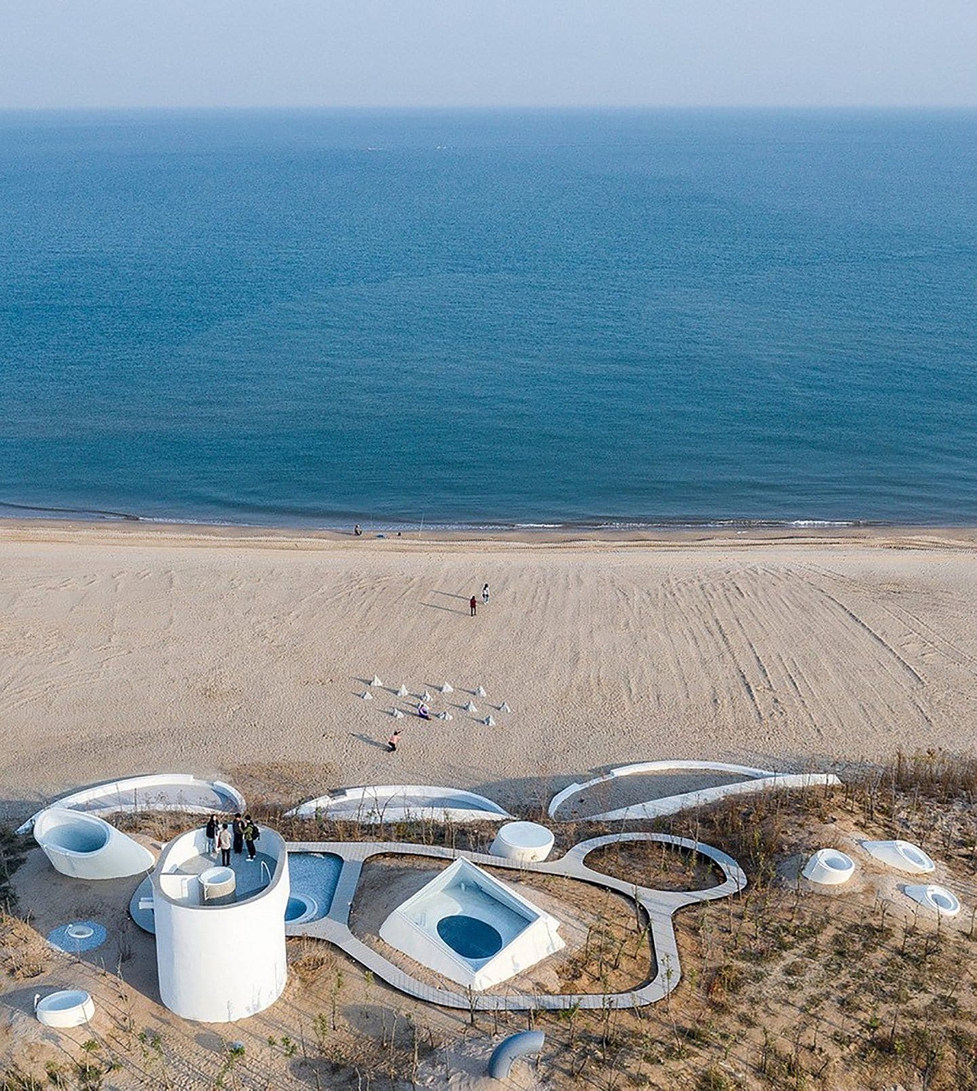 Architecture，Sand dunes，Ullens Contemporary Art Center，UCCA，