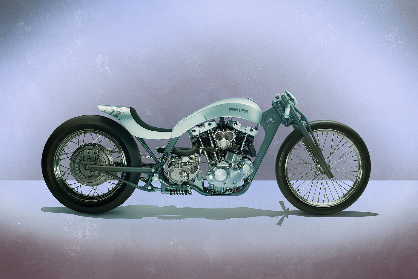 locomotive，Retro，Punk，American style，west，details，motorcycle，vehicle，