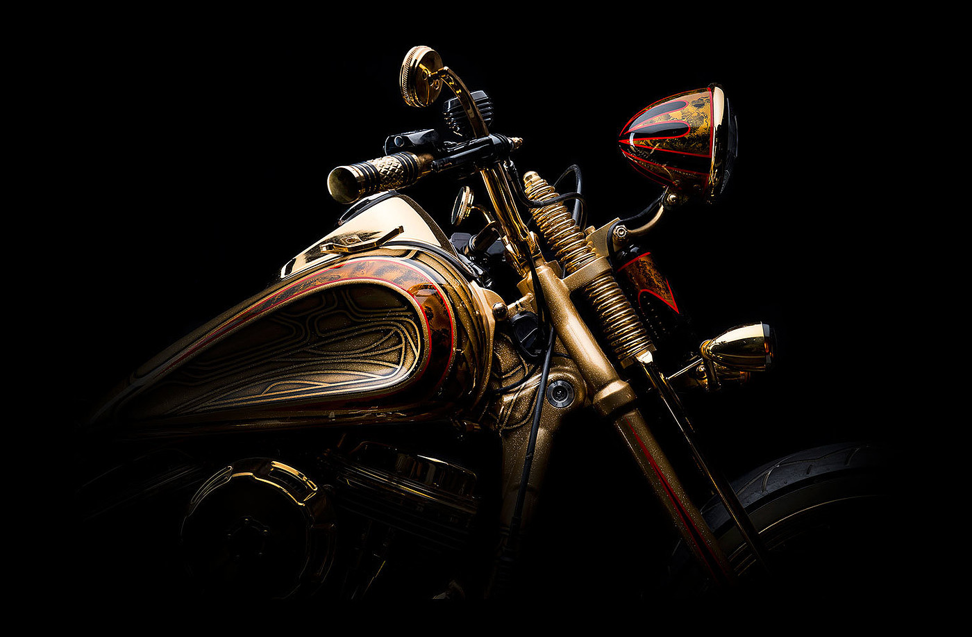 locomotive，Retro，Punk，American style，west，details，motorcycle，vehicle，