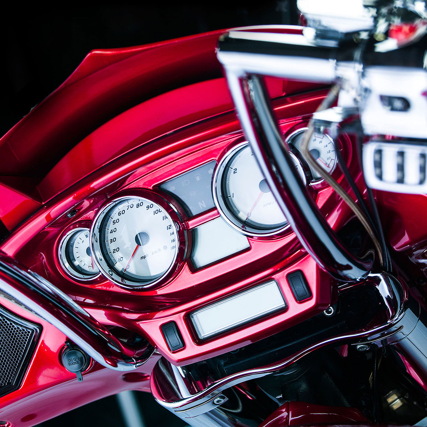locomotive，Retro，Punk，American style，west，details，motorcycle，vehicle，