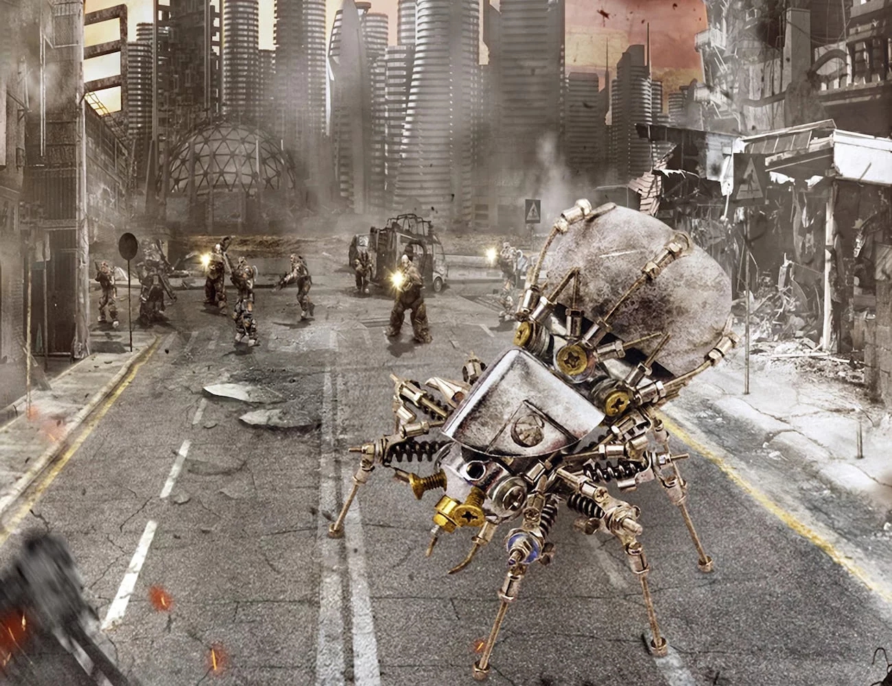 Mechanical toys，loudspeaker box，Bluetooth，Mechanical Spider，