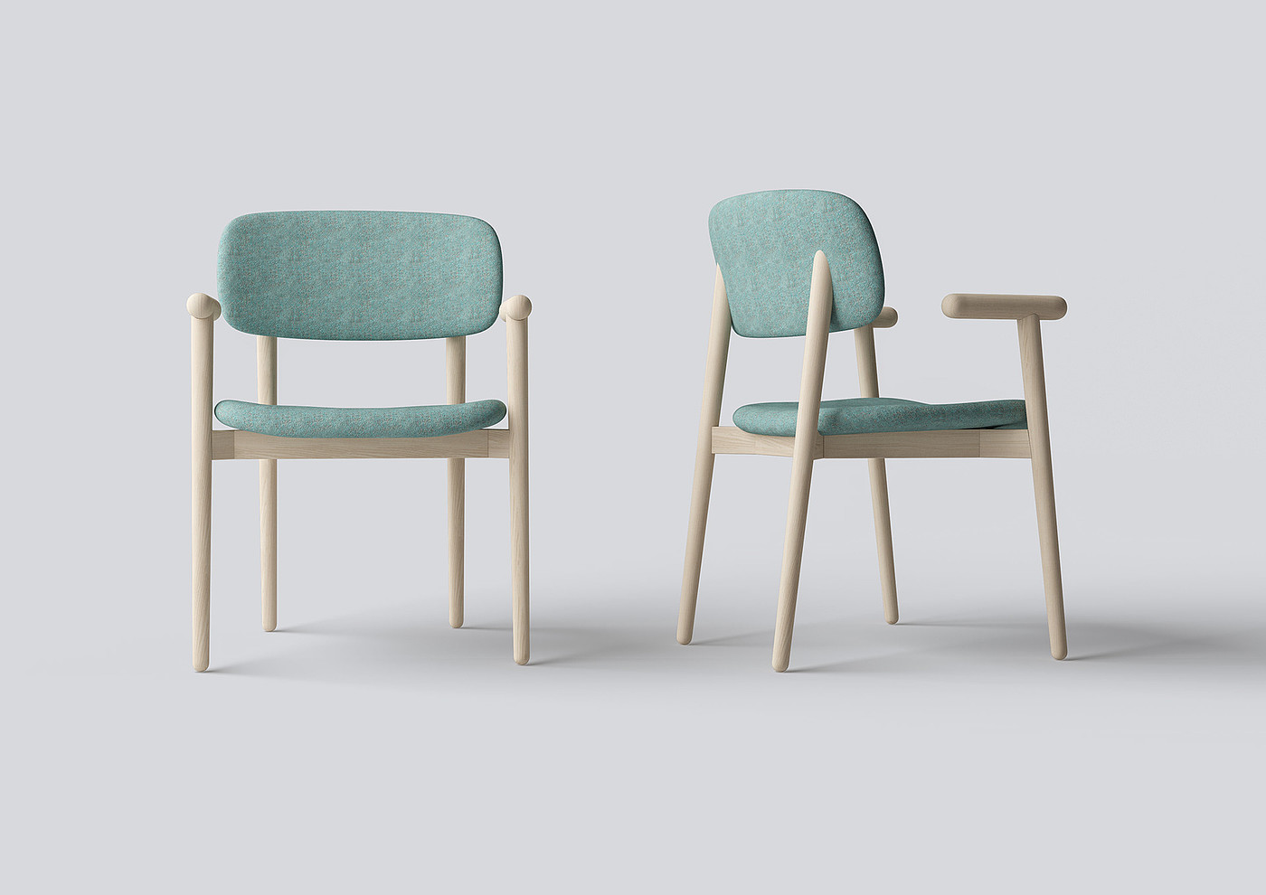 木质，椅子，Mild Chair，