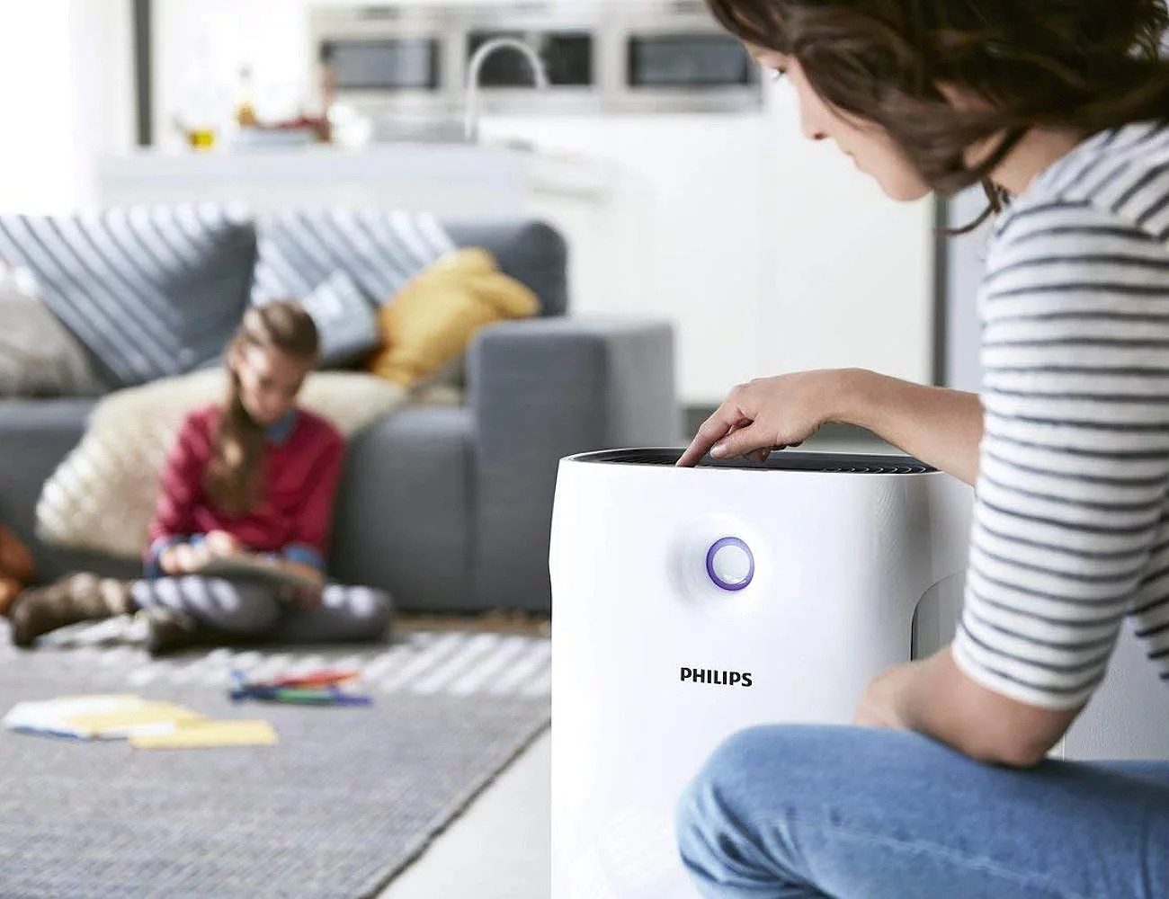 Philips 2000i，air cleaner，white，