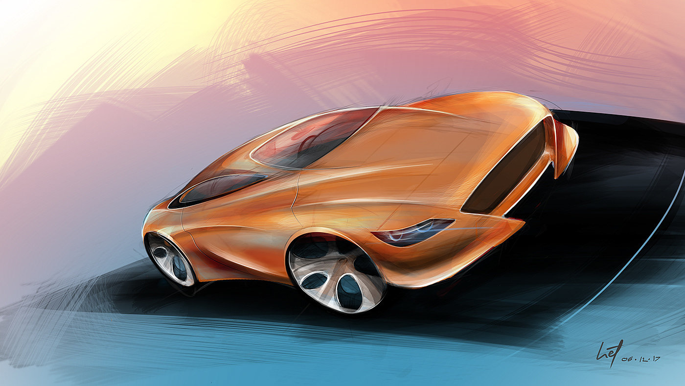 Render，Digital renders，automobile，The Patel，