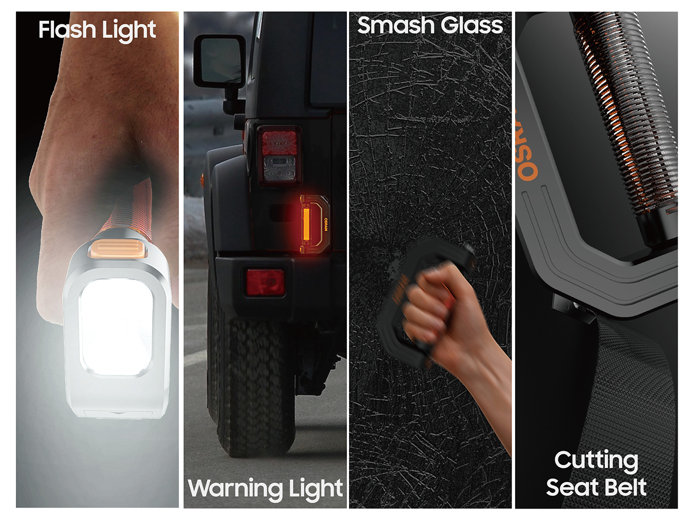 Safety hammer，Taiwan，Atom Sun，lighting，Flashlight，Saver Light，