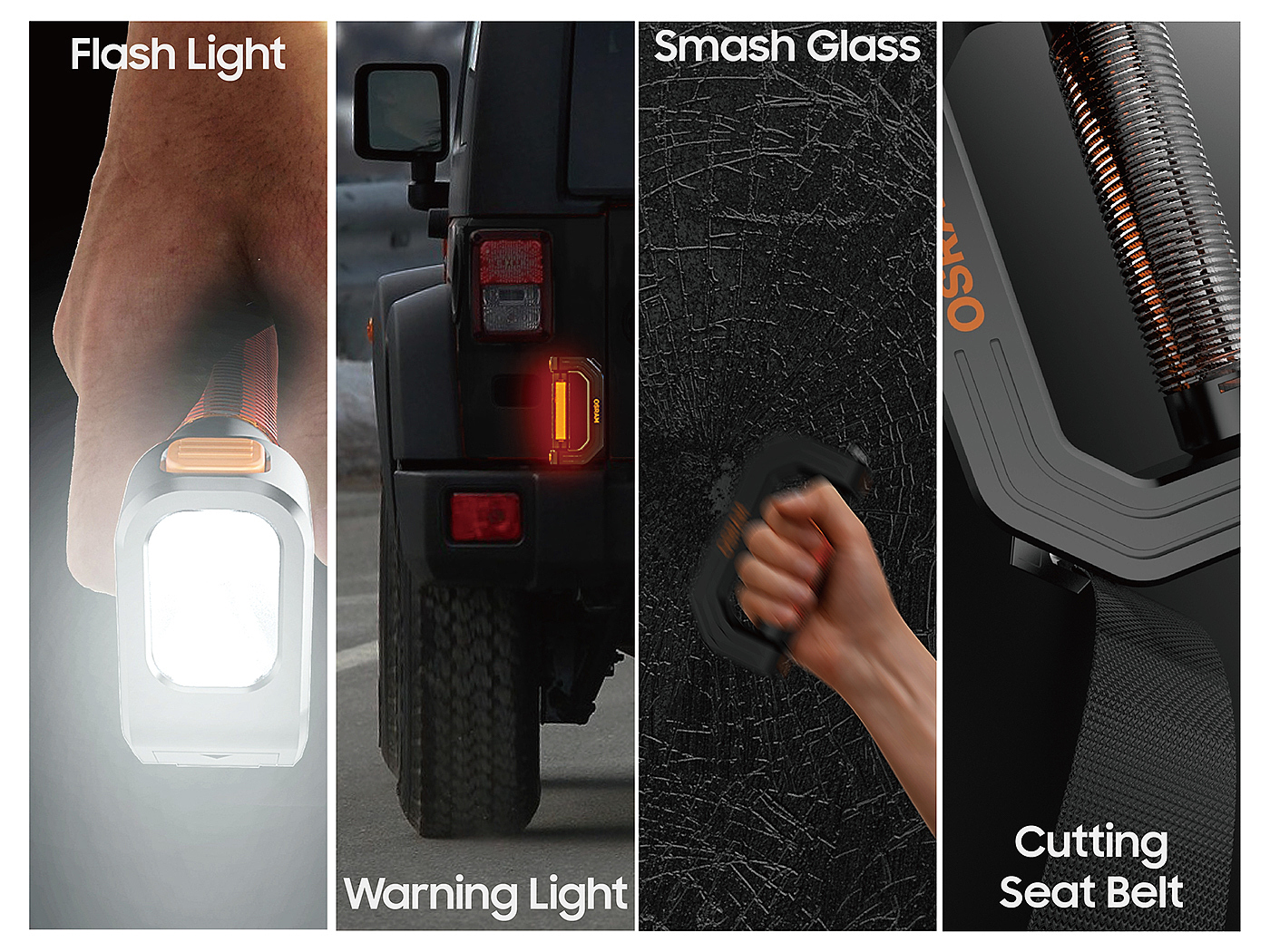 Safety hammer，Taiwan，Atom Sun，lighting，Flashlight，Saver Light，