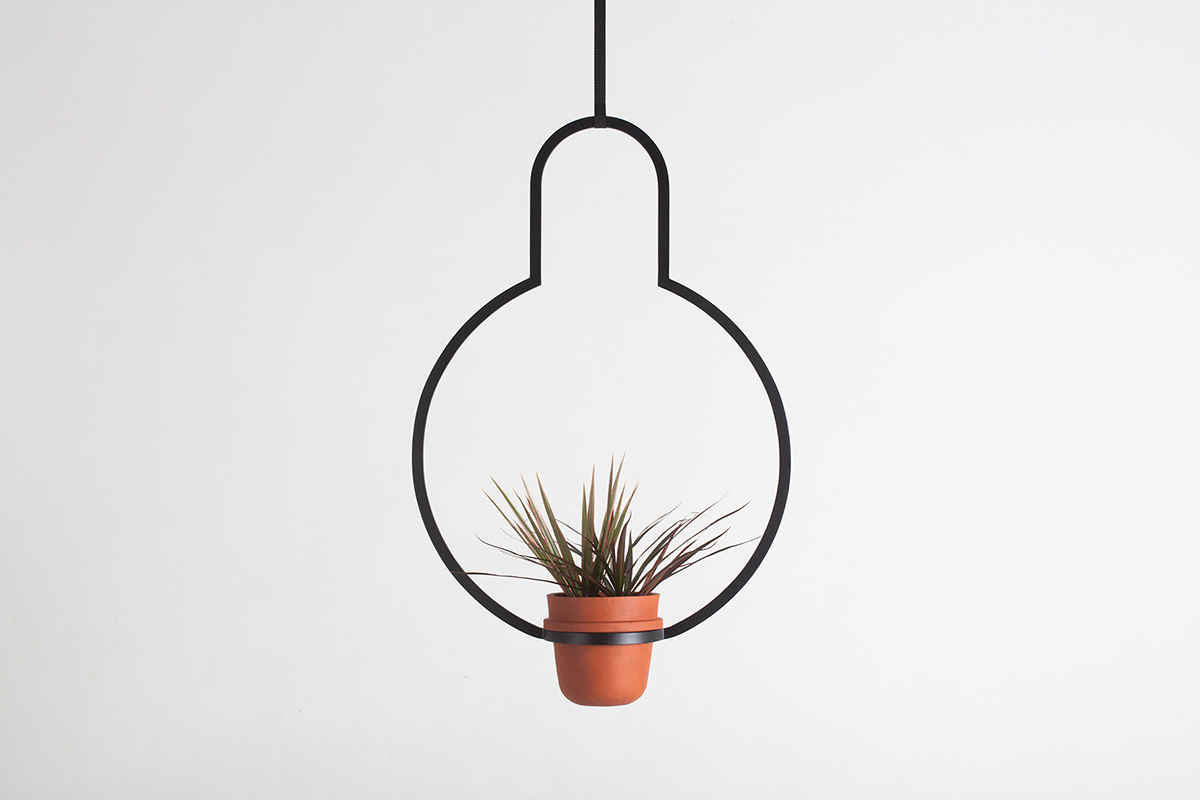 industrial design，product design，Green plant，Metal，