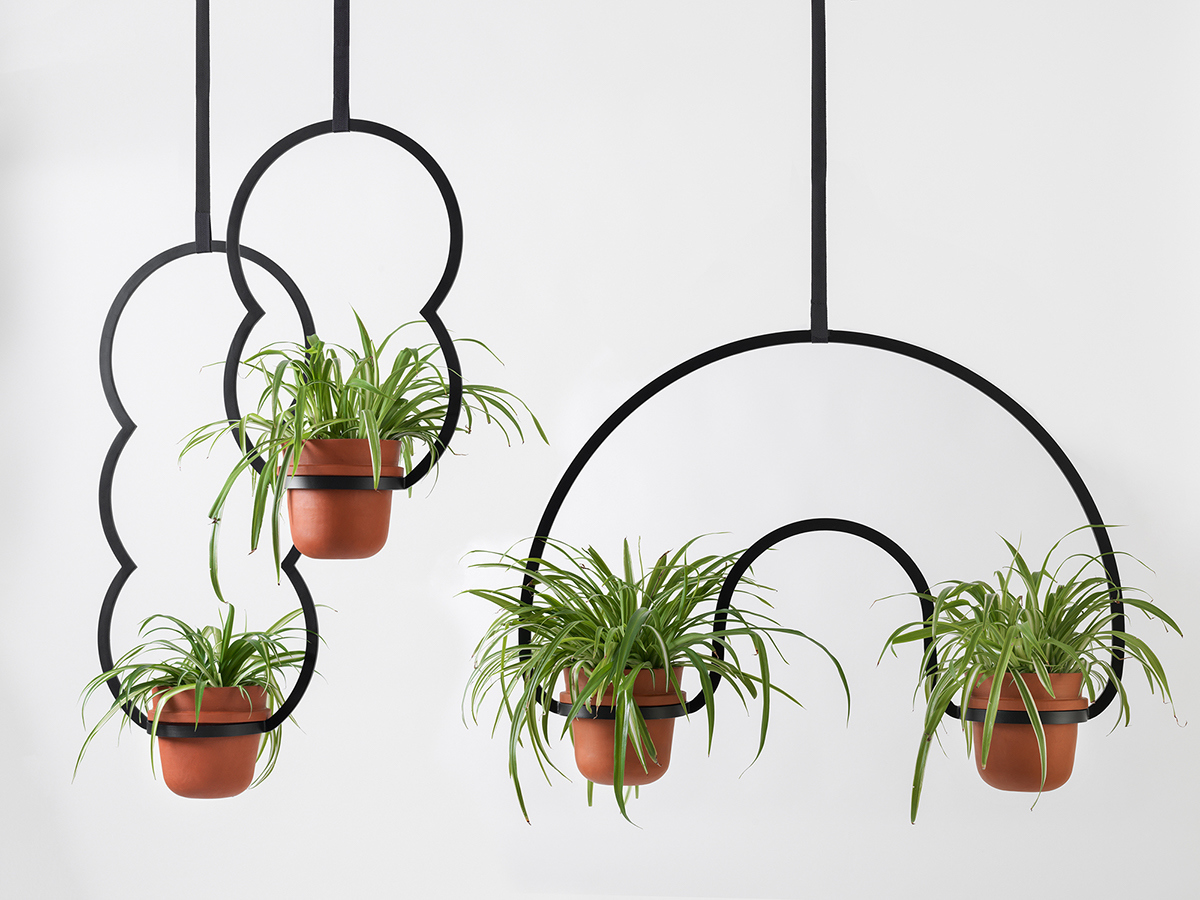 industrial design，product design，Green plant，Metal，