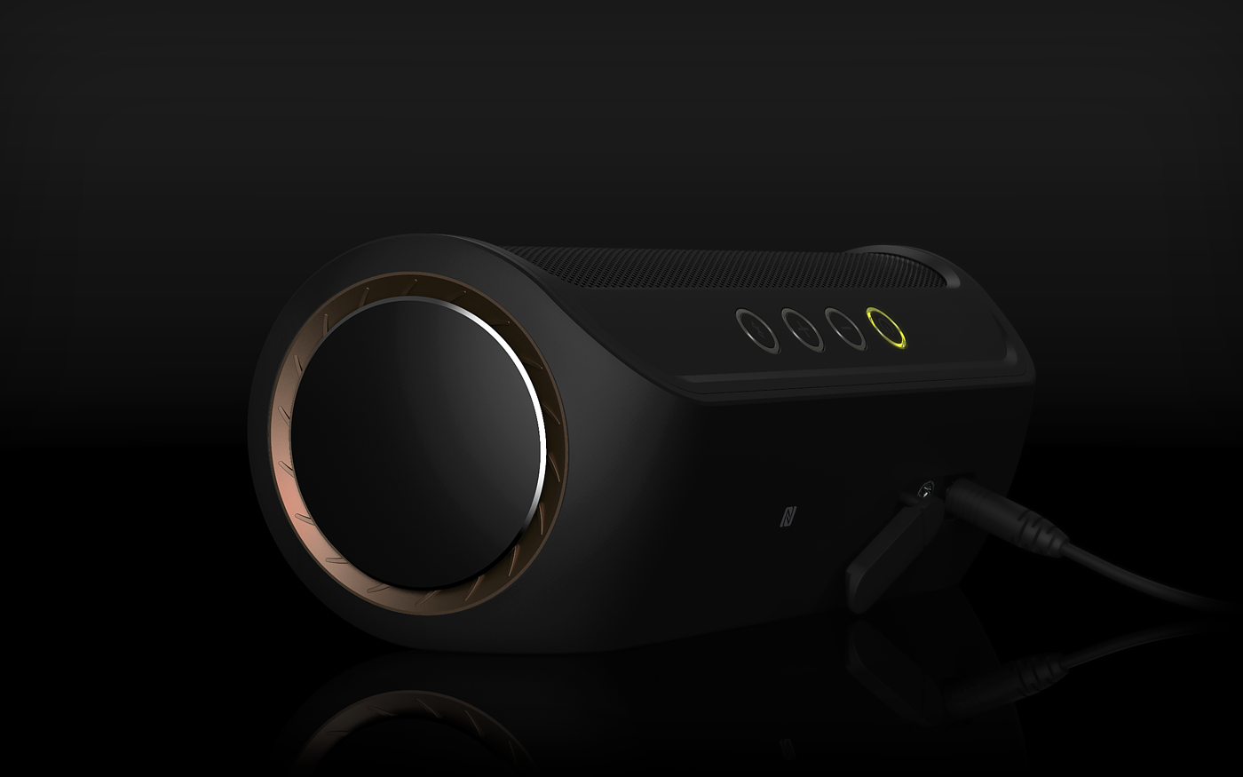 Bluetooth，Hand drawn，red，Intelligent speaker，