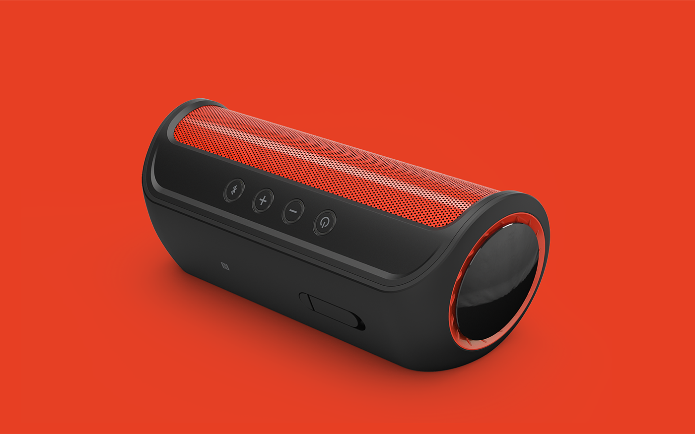 Bluetooth，Hand drawn，red，Intelligent speaker，