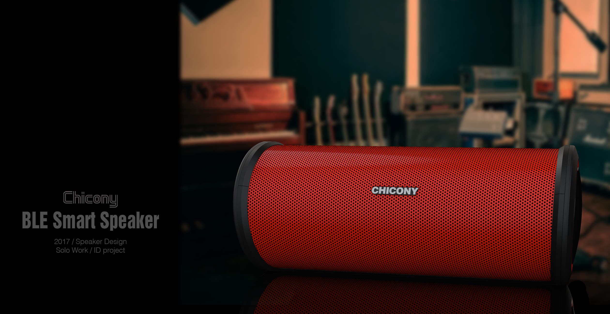 Bluetooth，Hand drawn，red，Intelligent speaker，