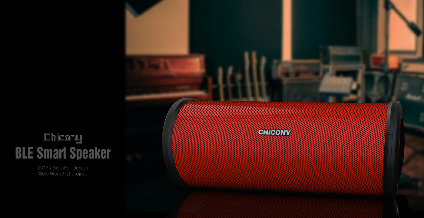 Bluetooth，Hand drawn，red，Intelligent speaker，