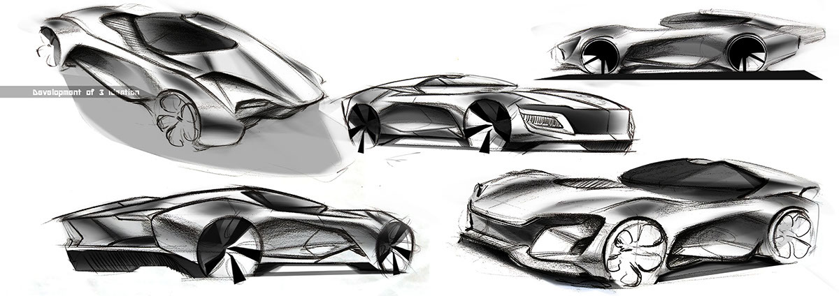 Automatic design，Sense of science and technology，Visual design，Fashion domineering，Unique shape，