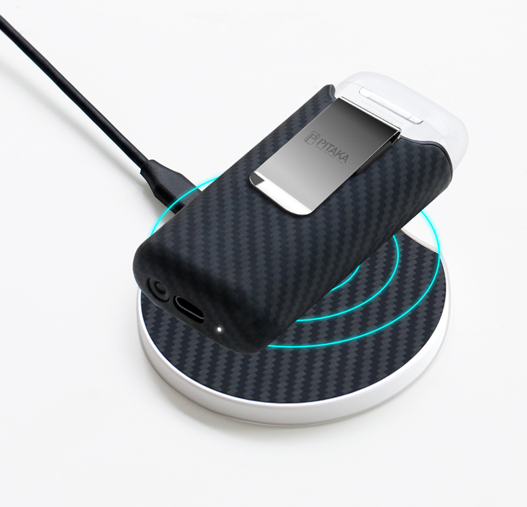 Pitaka，portable battery，airpods，