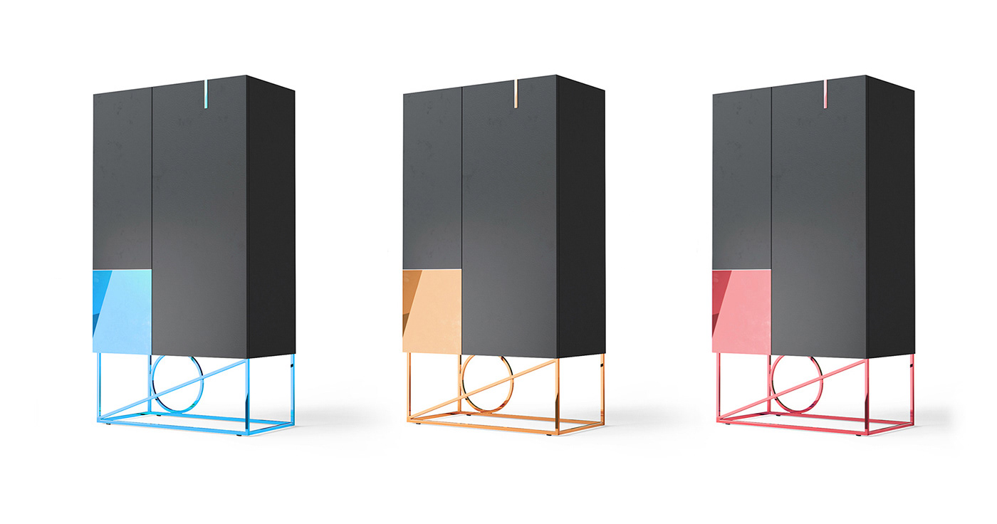 product design，furniture，wine cabinet，Rolla Bubble，