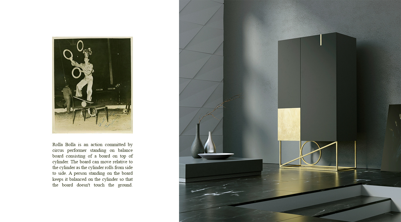 product design，furniture，wine cabinet，Rolla Bubble，