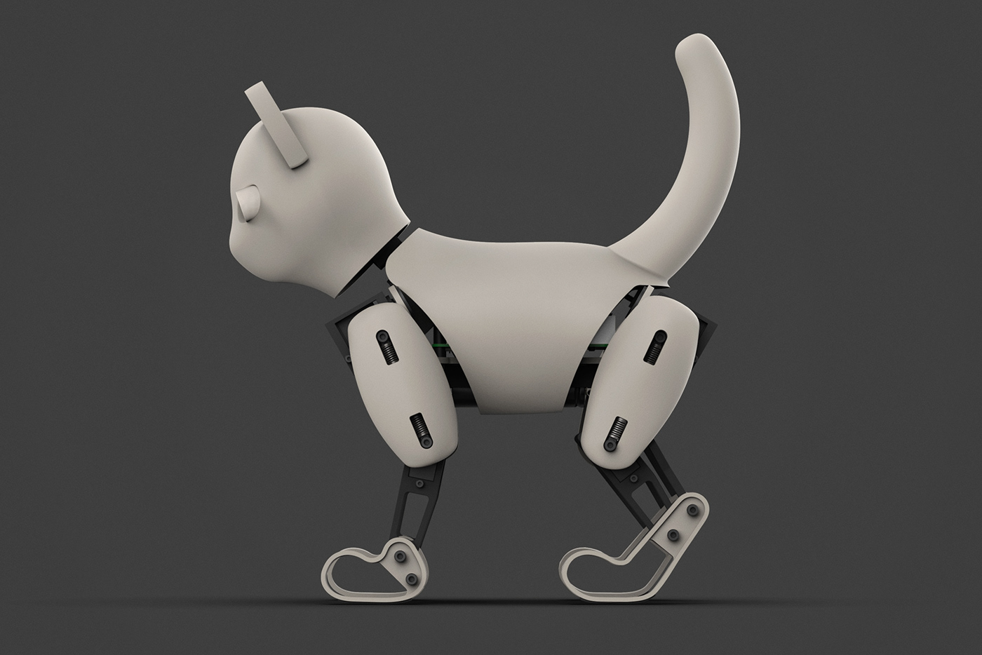 opencat,joris wegner,猫,机器人,3d打印,fdm