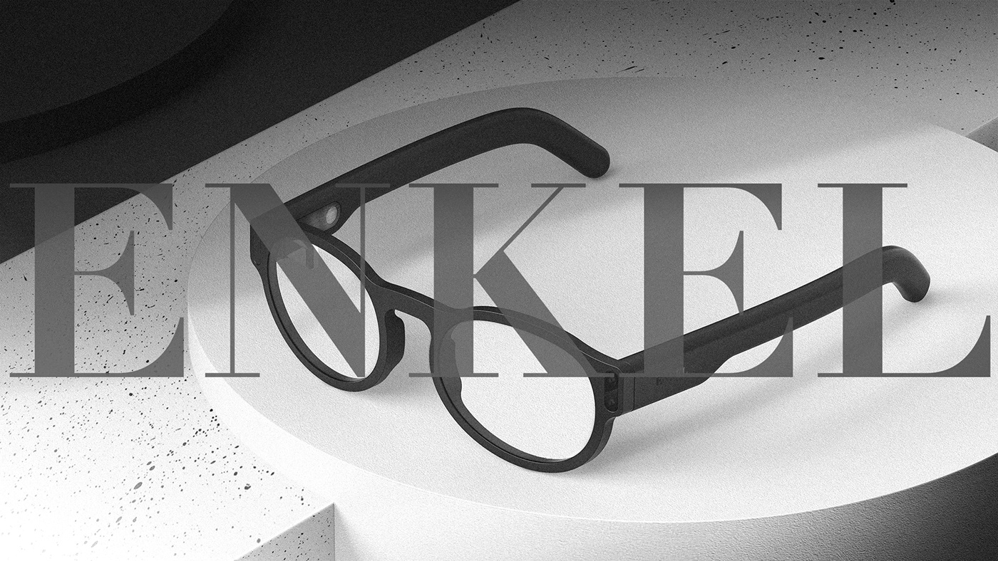 Northern Europe，Accessories，black，glasses，ENKEL，