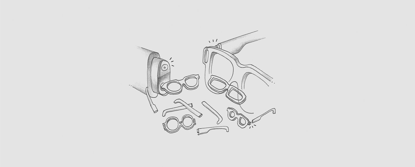 Northern Europe，Accessories，black，glasses，ENKEL，