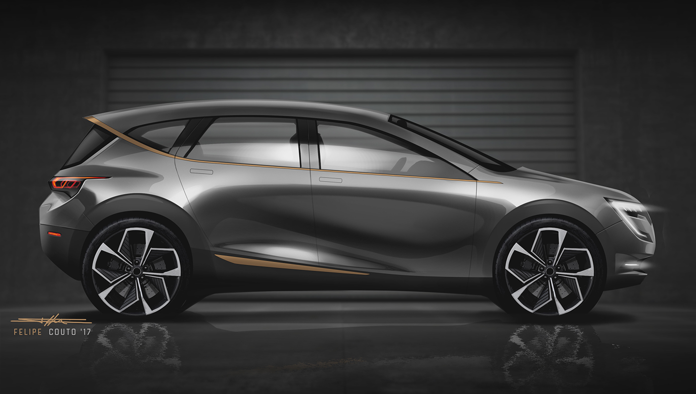 Felipe Couto，Hand drawn，draft，automobile，traffic，