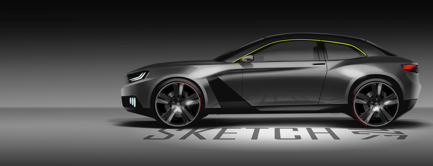 Felipe Couto，Hand drawn，draft，automobile，traffic，