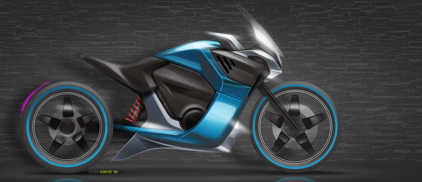 Felipe Couto，Hand drawn，draft，automobile，traffic，