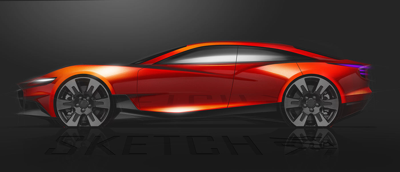 Felipe Couto，Hand drawn，draft，automobile，traffic，