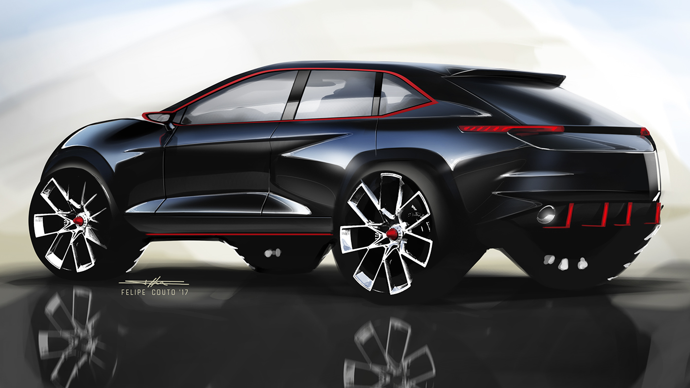 Felipe Couto，Hand drawn，draft，automobile，traffic，