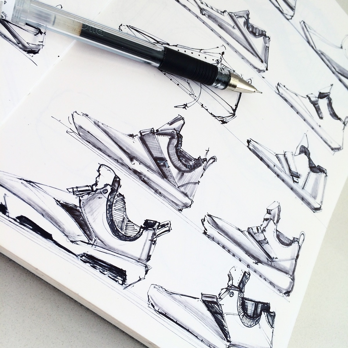 industrial design，Hand drawn，