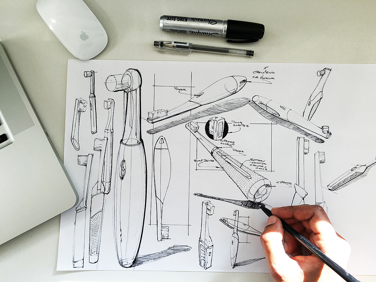 industrial design，Hand drawn，